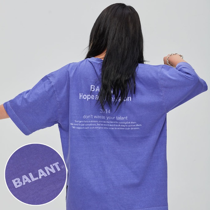 BALANT [ Pigment Hope and Passion Tshirt - Purple ]