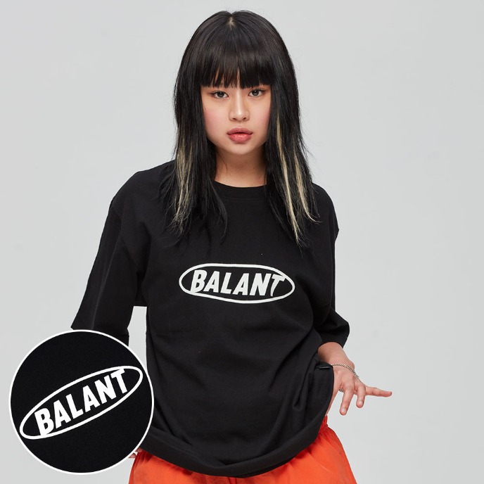 BALANT [ Orignal Stamp Logo Basic T Shirt - Black ]