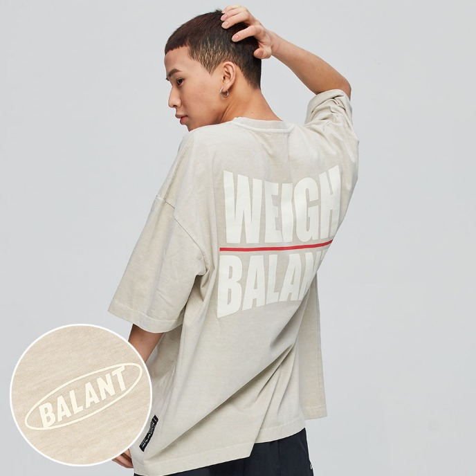 BALANT [ Pigment Weigh in on Issue Tshirt - Beige ]