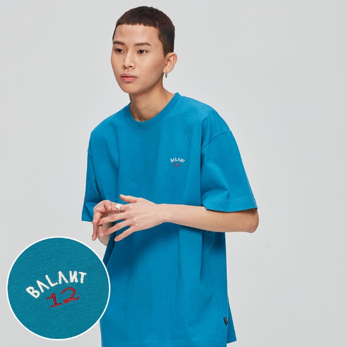 BALANT [ Signature Logo Basic T Shirt - Sky blue ]