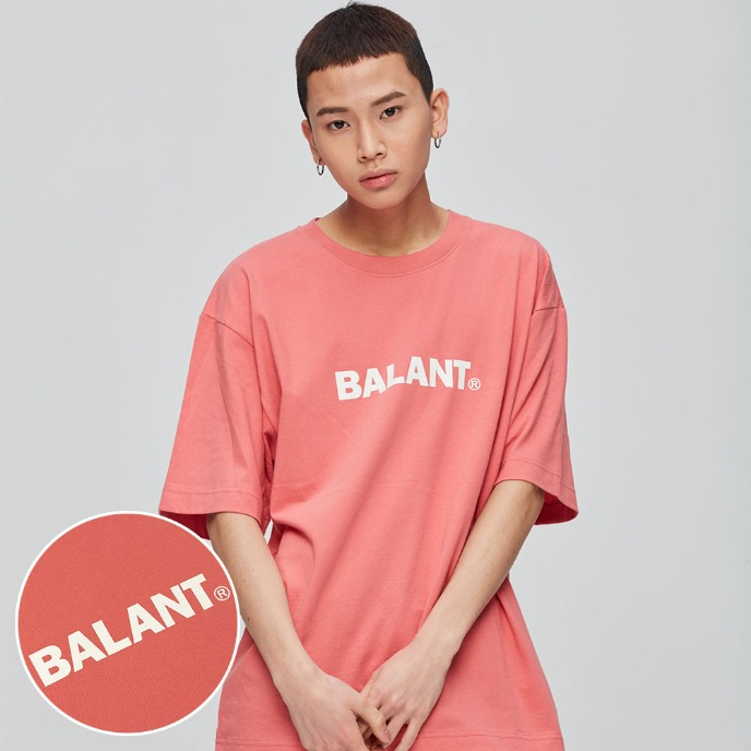 BALANT [ Orignal Heavylogo Basic T Shirt - Wine ]