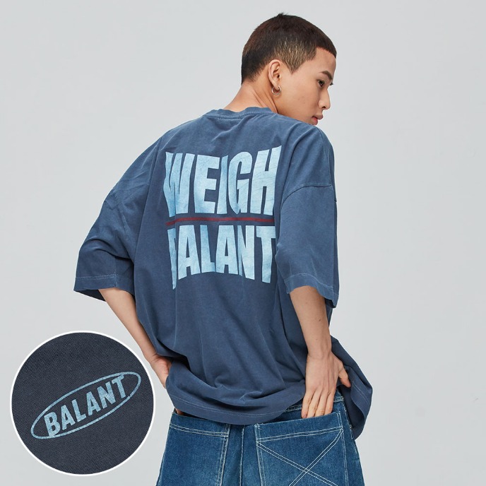 BALANT [ Pigment Weigh in on Issue Tshirt - Navy ]