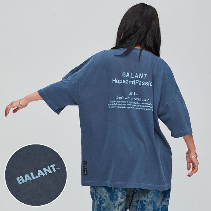 BALANT [ Pigment Hope and Passion Tshirt - Navy ]