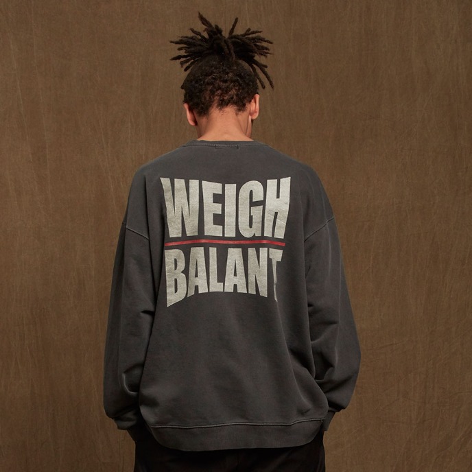 BALANT [ Pigment Weigh in on Issue Sweatshirt - Dark Gray ]