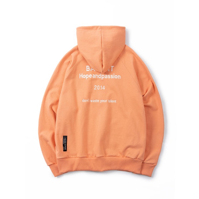 BALANT [ Hope and Passion Zipup Hoodie - Light Pink ]
