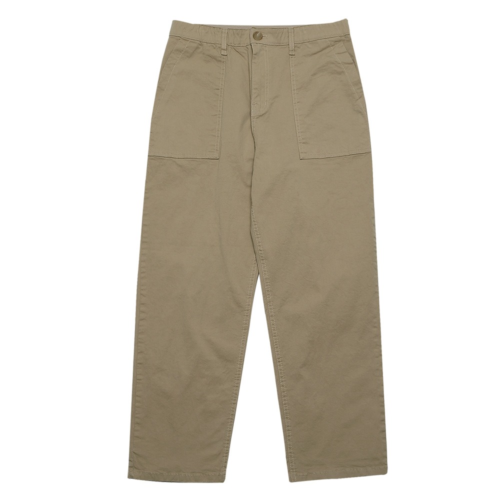 tapered fit chino pants beige