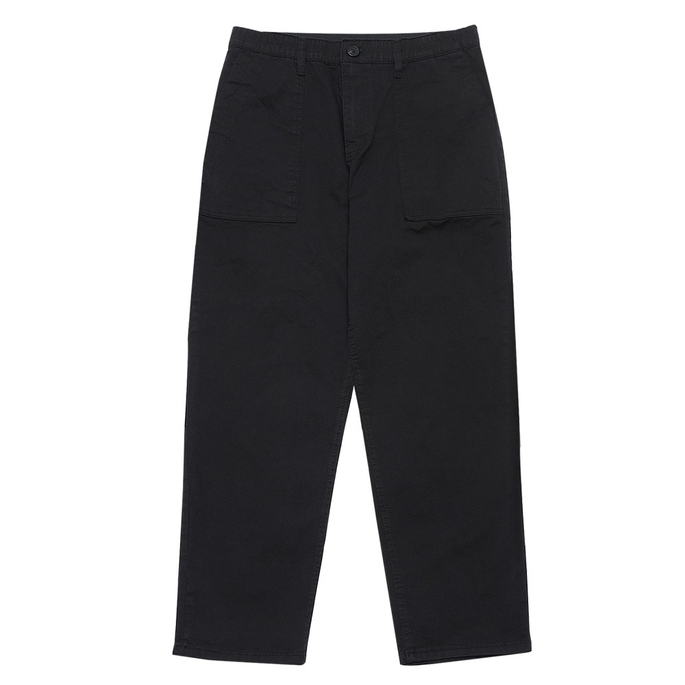 tapered fit chino pants black
