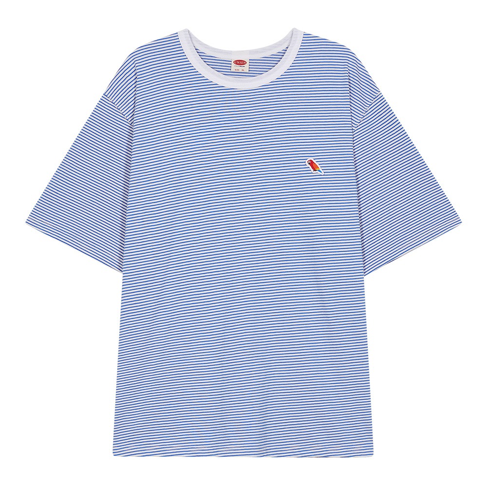 Parrot Stripe t-shirts Blue