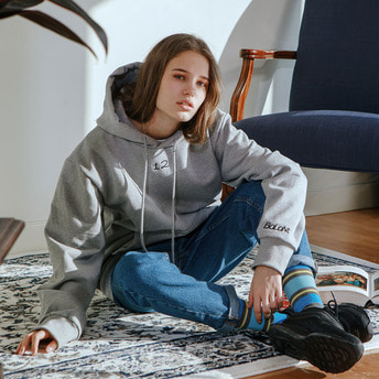 BALANT [Classic 12 Embroidery Hoodie - Gray]
