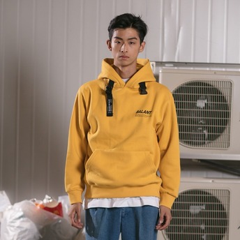 BALANT [ Our Story Buckle Hoodie - Yellow ]