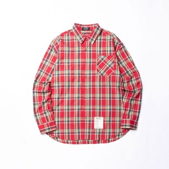 BALANT [ Madras Check District shirt - Red type ]