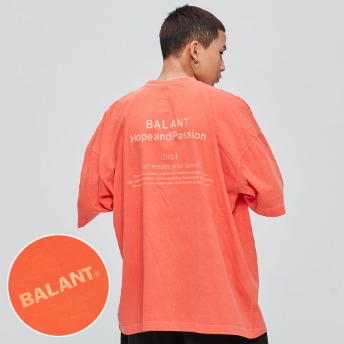 BALANT [ Pigment Hope and Passion Tshirt - Orange ]