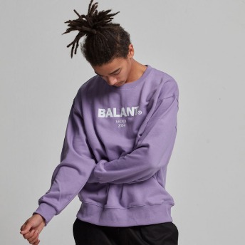 BALANT [ Original Heavylogo Basic Sweatshirt - Lavender ]