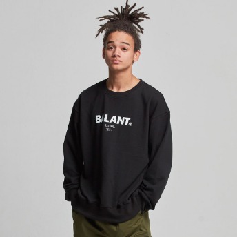 BALANT [ Original Heavylogo Basic Sweatshirt - Black ]