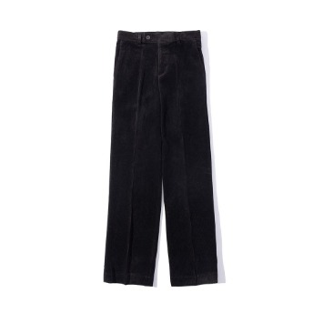 BALANT [ Classic Corduroy Straight Pants - Black ]