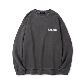 BALANT [ Pigment Reborn Basic Sweatshirt - Dark Gray ]