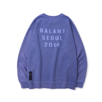 BALANT [ Pigment Reborn Basic Sweatshirt - Purple ]