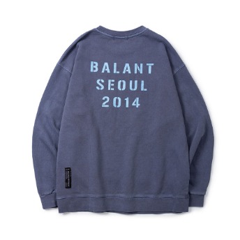 BALANT [ Pigment Reborn Basic Sweatshirt - Navy ]