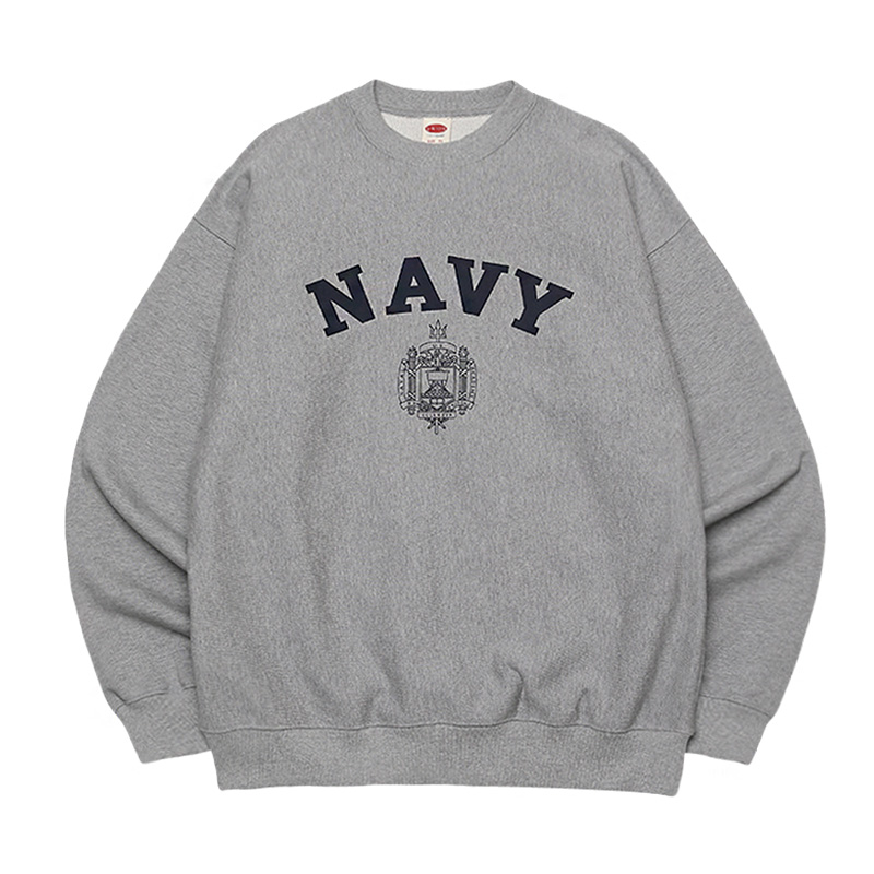 navy sweatshirts gray