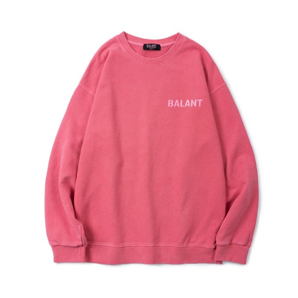 BALANT [ Pigment Reborn Basic Sweatshirt - Pink ]
